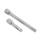 Set of 3 Extension Bars for Hand Socket Tool 1/2", 3/8", 1/4"