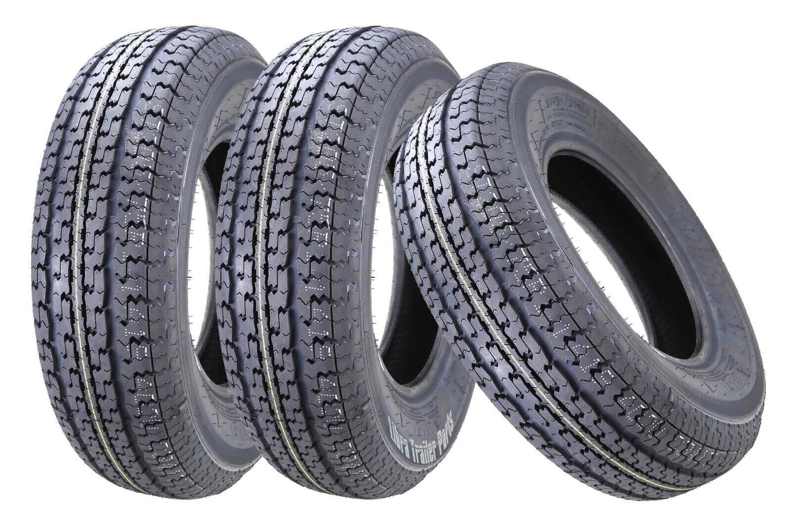 3X ST225/75R15 Trailer Tires for WINDA (Load Range E, 10PR)