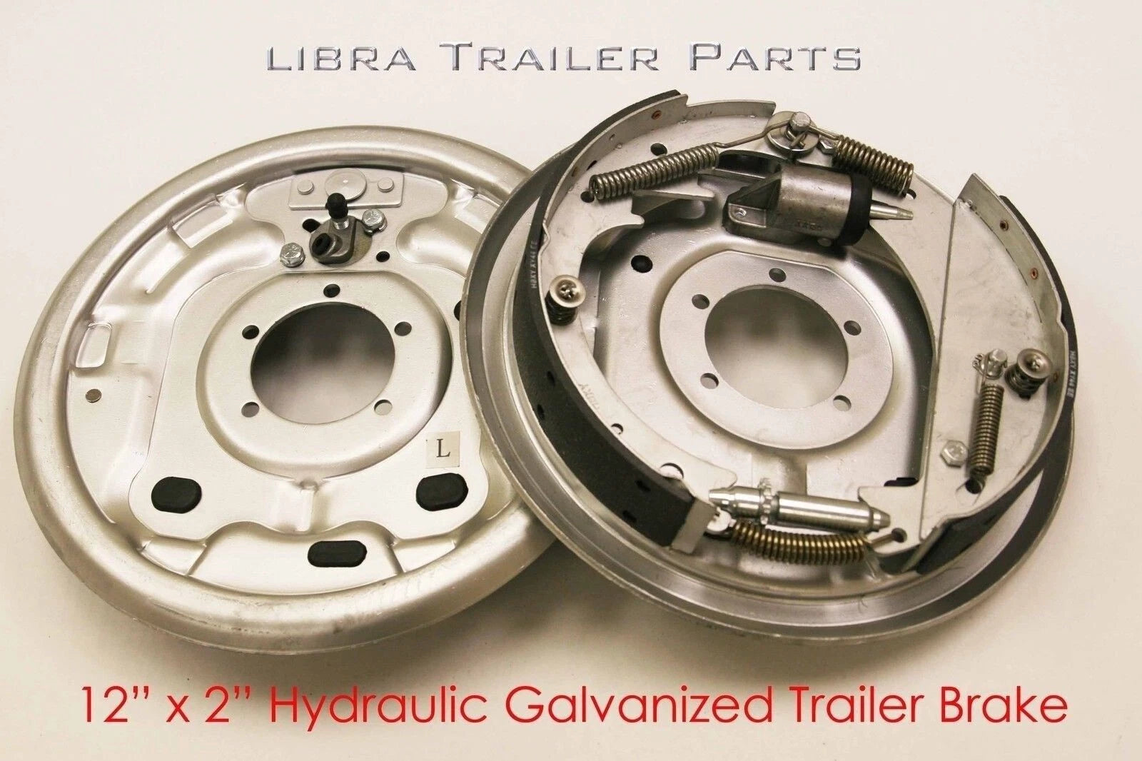 Set of 2 Hydraulic Marine Trailer Brake Assemblies for (21020)