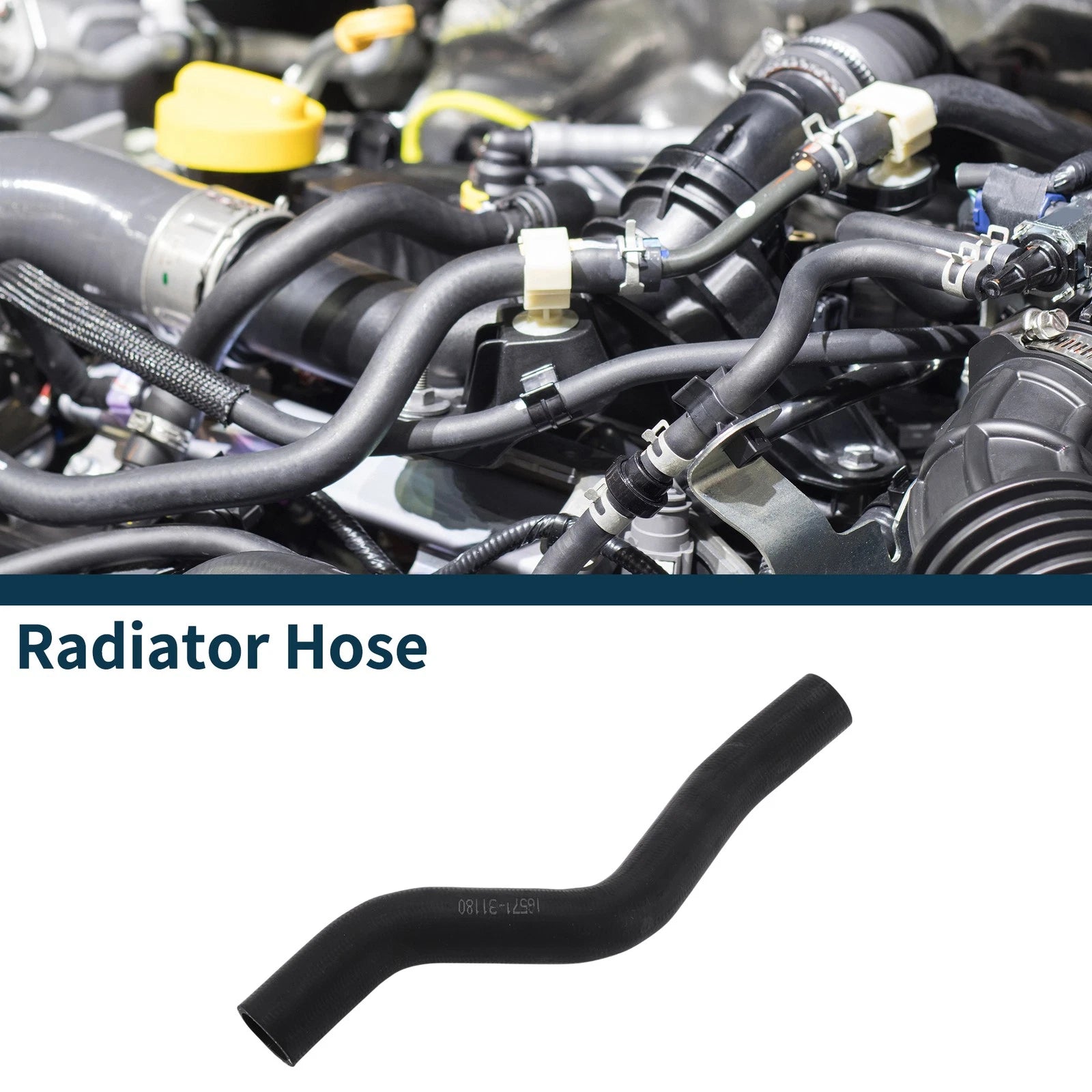 Radiator Hose No. 1657131180 for Toyota Camry (2007–2011) Rubber Water Pipe