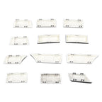 12pcs Air Conditioning Control Switch Button Cap Cover for BMW 5/6/7 Series