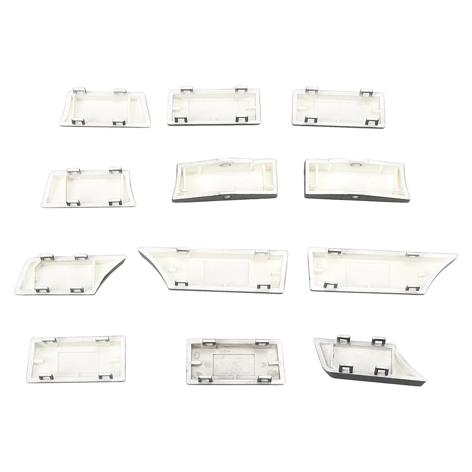 12pcs Air Conditioning Control Switch Button Cap Cover for BMW 5/6/7 Series