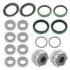 2 Front Wheel Hub Clutch & Bearings Seals Kit for Polaris Scrambler 400 500 (1999–2003)