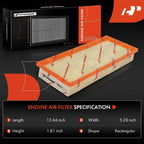 Engine Air Filter for Mercedes-Benz E550 E63 AMG (2012-2017)