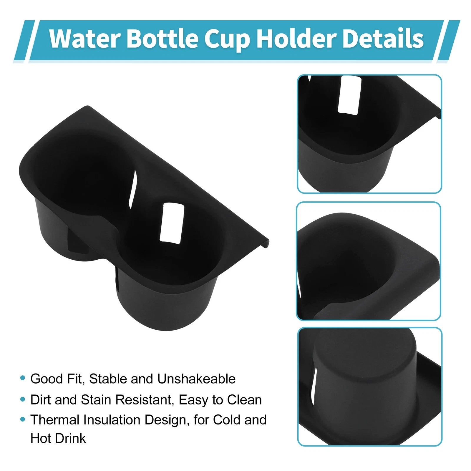 Center Console Cup Holder Organizer for Honda HR-V (2023–2026) ABS