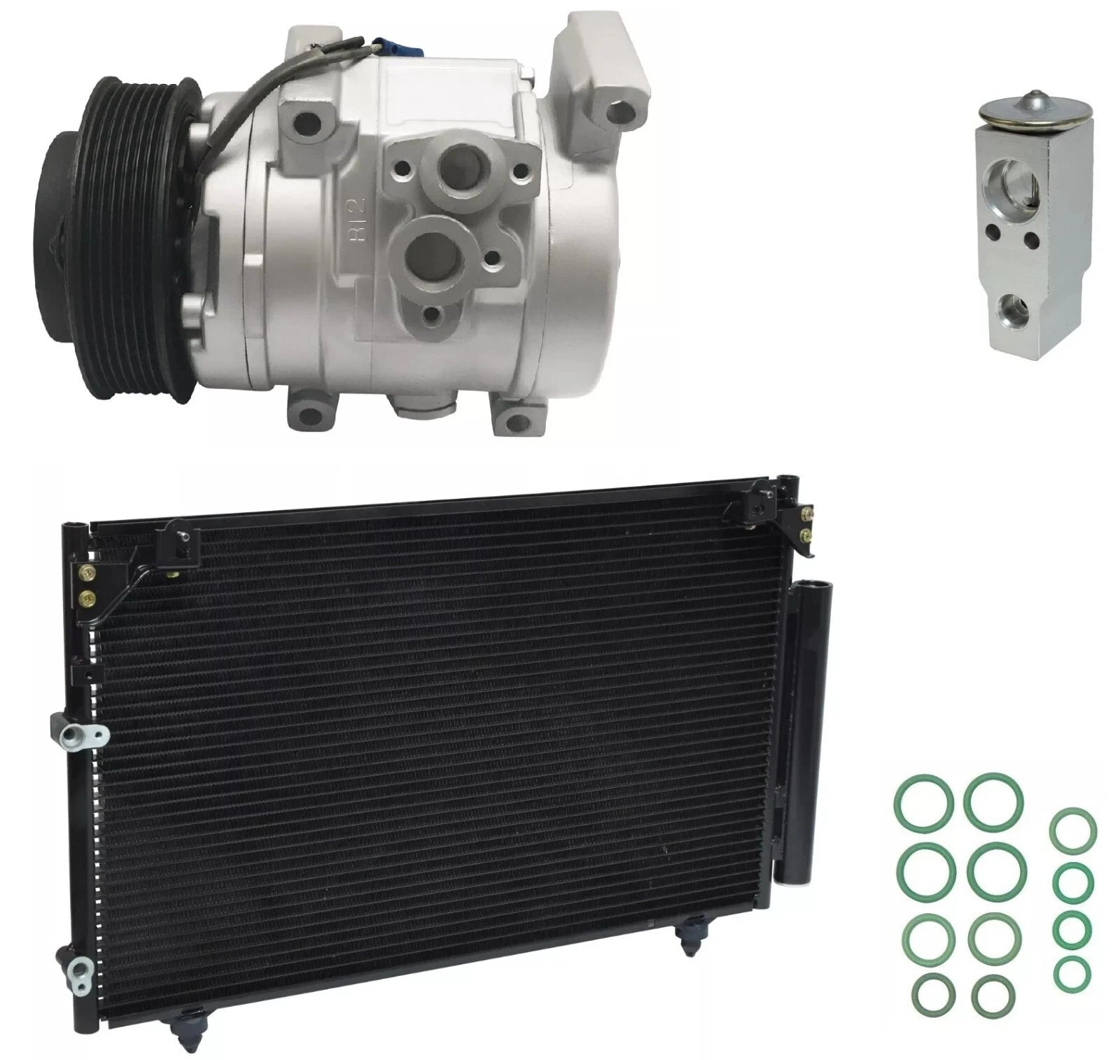 A C Compressor Kit With Condenser for Scion tC 2.4L (2010–2010)