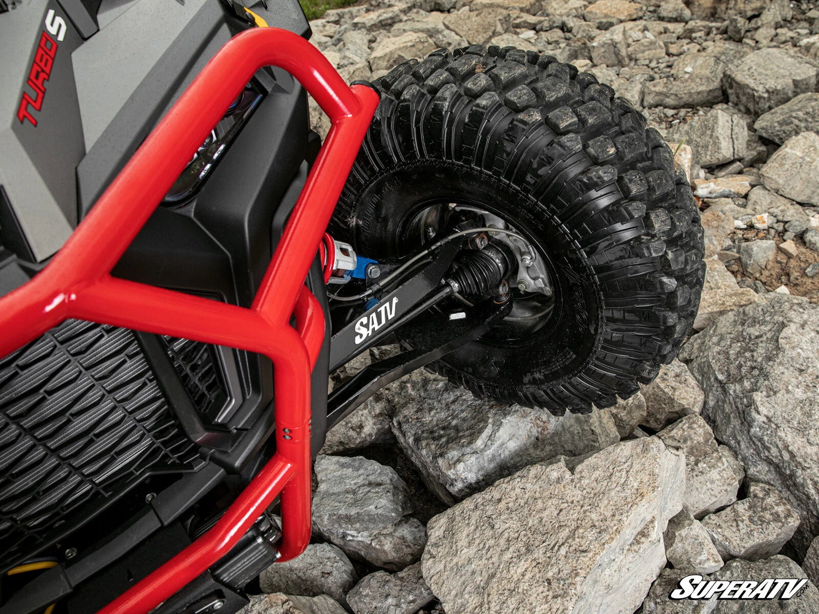 SuperATV Sidewinder Boxed A-Arms for Polaris RZR XP Turbo S (2018–2021)