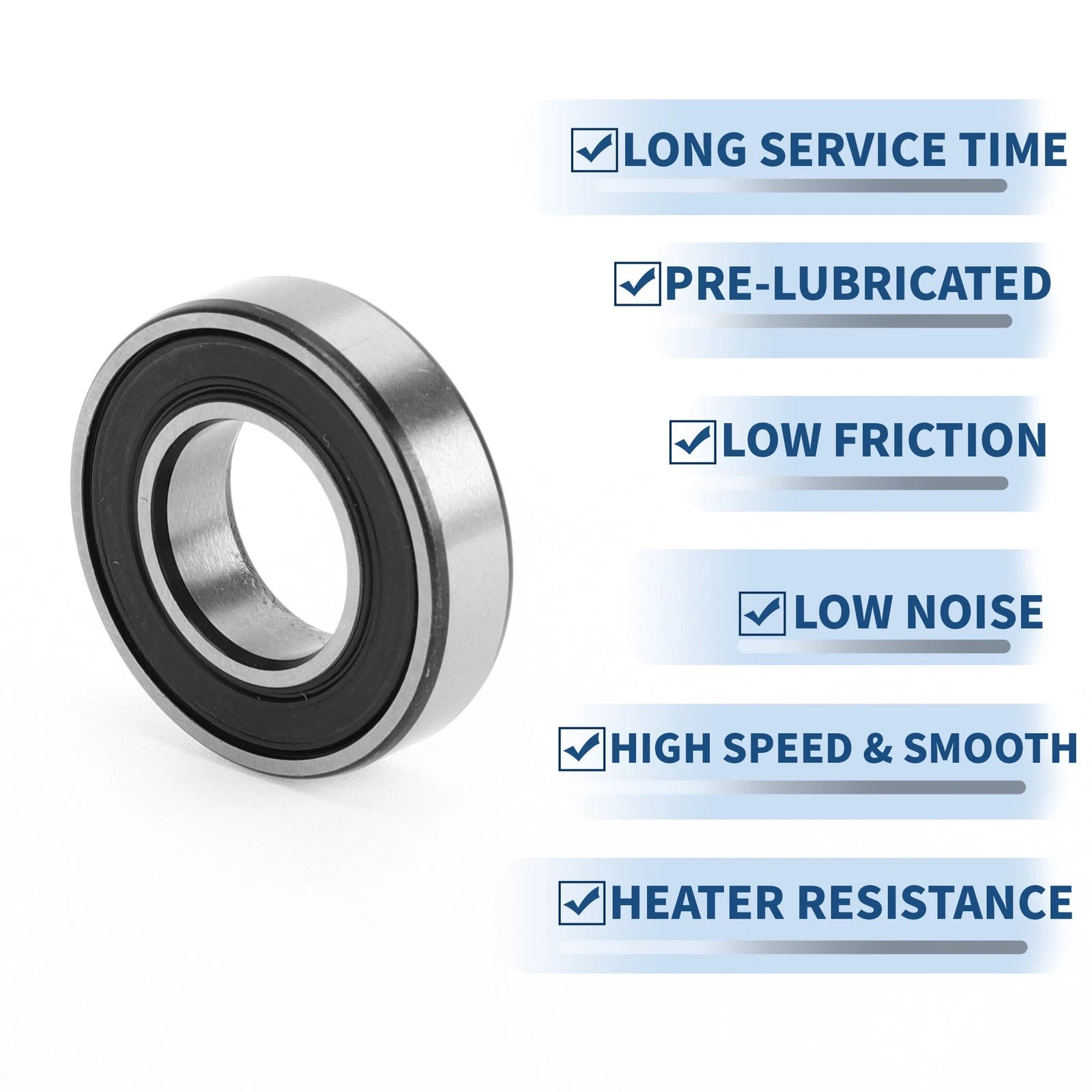 Deep Groove Ball Bearing 12x24x6mm for Scooter Skateboard (6901VV)