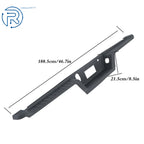 Rear Bumper Top Step Pad for Ford F-150 (2021-2023) Black Plastic