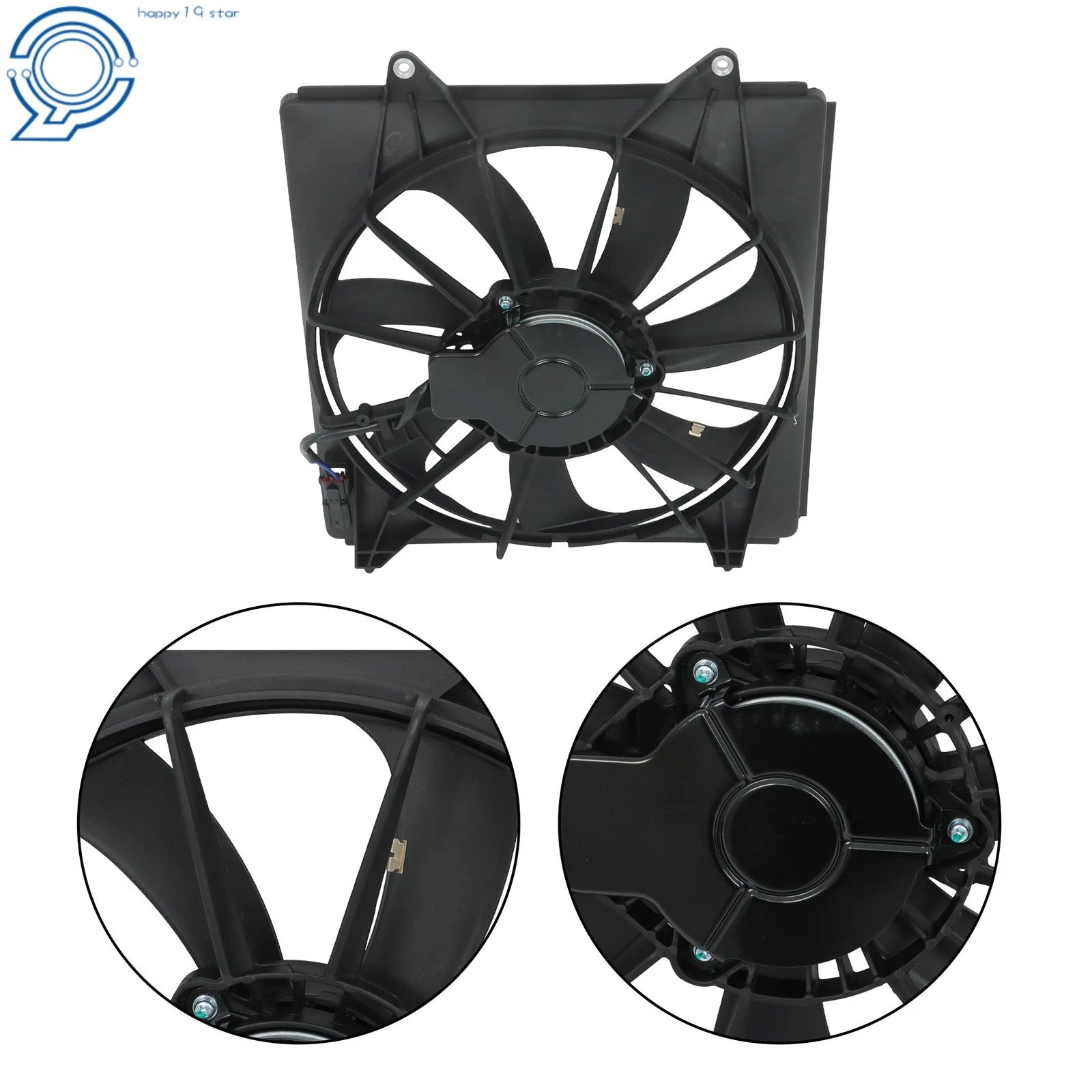 Right Side A/C Condenser Fan Assembly for Acura TLX (2015–2020)