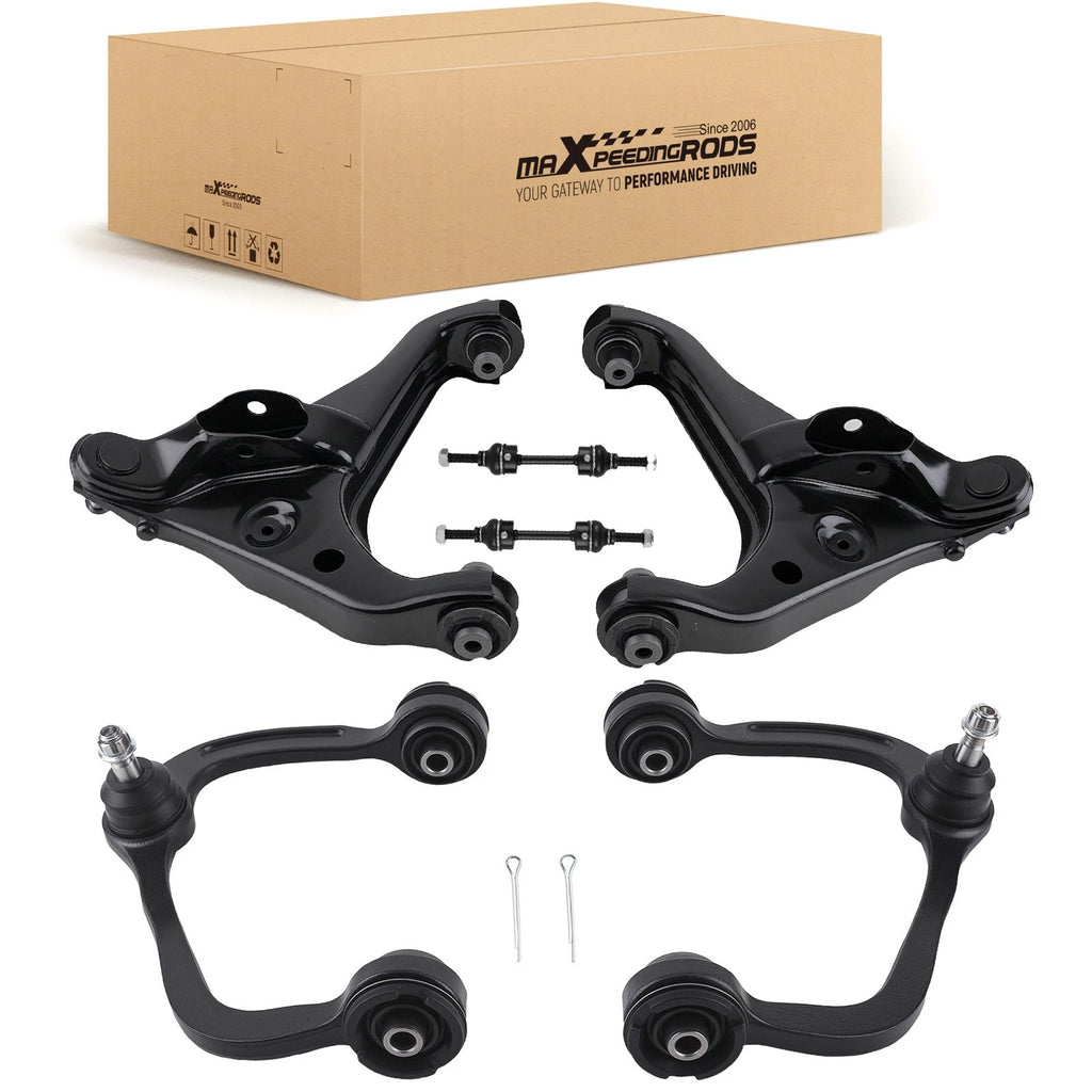 6x Front Upper Lower Control Arms Sway Bar Links for Ford F-150 Expedition (2009–2013)