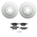 Set of 4 Hella Front Rotors & Bosch QuietCast Ceramic Pads for W210 E320 E430