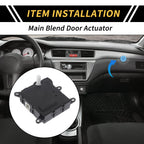 HVAC Air Door Actuator Heater Blend for Ford F650 (2001–2008) 3C3Z19E616BA