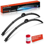 2X Front Windshield Wiper Blades for Mercedes E350 S500 CLS550 (2007–2016)