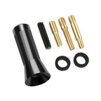 Short Black Aluminum Carbon Fiber Antenna Aerial Mast for Car