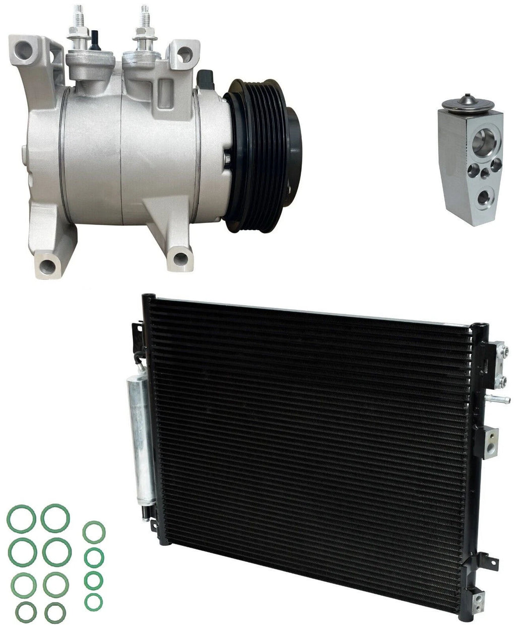 AC Compressor Kit With Condenser for Chrysler 300 3.6L (2012–2012)