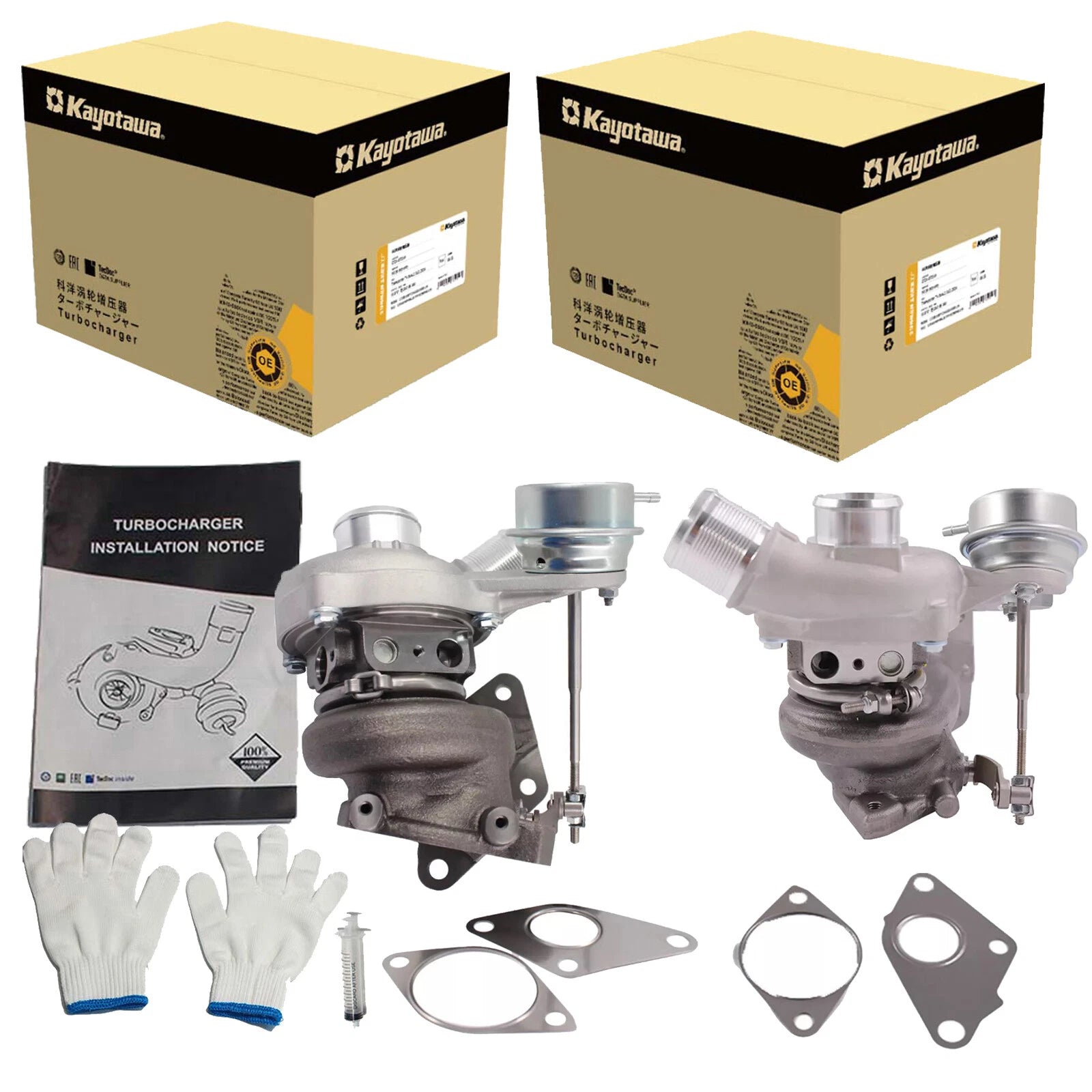 Set of 2 Turbochargers for Ford F150 2.7L V6 (2015–2017)