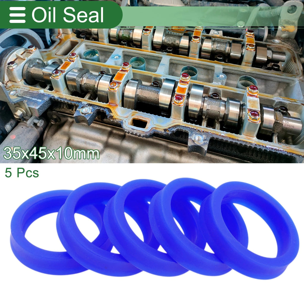 Set of 5 Oil Seal Rotary Shaft Seal 35x45x10mm for Various Models 
