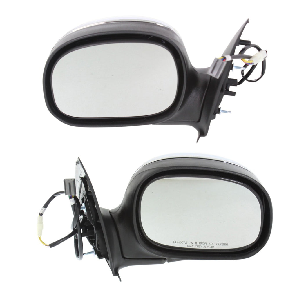 Power Mirror Set for Ford F-150 (1997–2001) Chrome