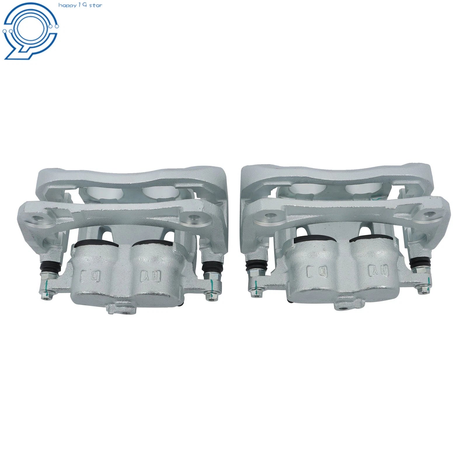 Set of 2 Front Brake Calipers w/ Bracket for Toyota Highlander (2010–2018)