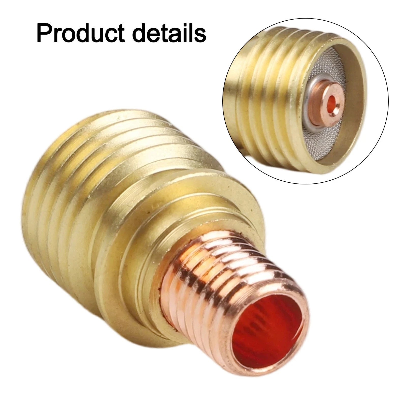 TIG Welding Torch Gas Lens Collets Body for 45V42 45V43 45V44 45V45