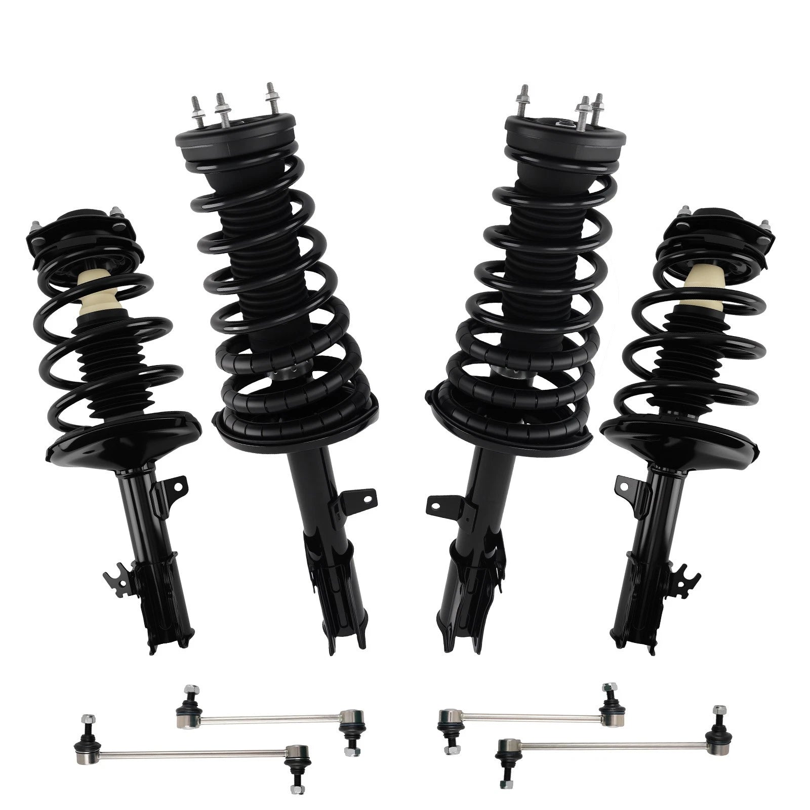 8PC Struts + Sway Bar for Toyota Camry Avalon Solara ES300 (1997–2001)