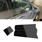 Set of 6 Black Gloss Pillar Posts for Chrysler Dodge Magnum (2005-2010)