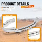 Front Bumper Impact Bar for GMC Sierra 1500 2500 HD (2003–2007) w/Fog Light Hole