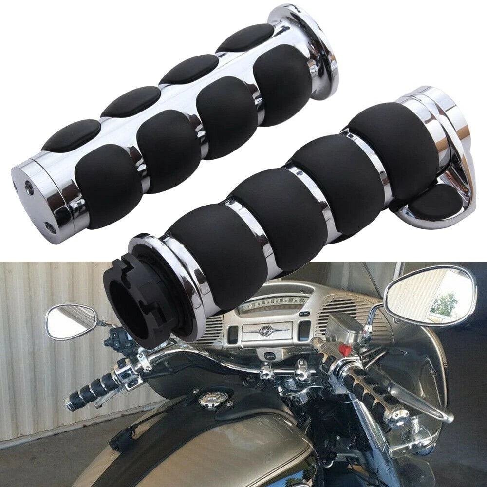 1" Motorcycle Handlebar Hand Grips for Harley Touring Street Electra Road
