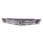 Front Upper Grille Replacement Black Chrome ABS for Ford Explorer (2011–2019)