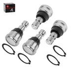 Set of 4 Upper Lower Ball Joints for Polaris (7082507, 7081991, 7081924, 7081859, 7081665)