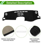 Dashboard Cover Mat for Lexus NX200T/NX300/NX300h (2014-2020) Black