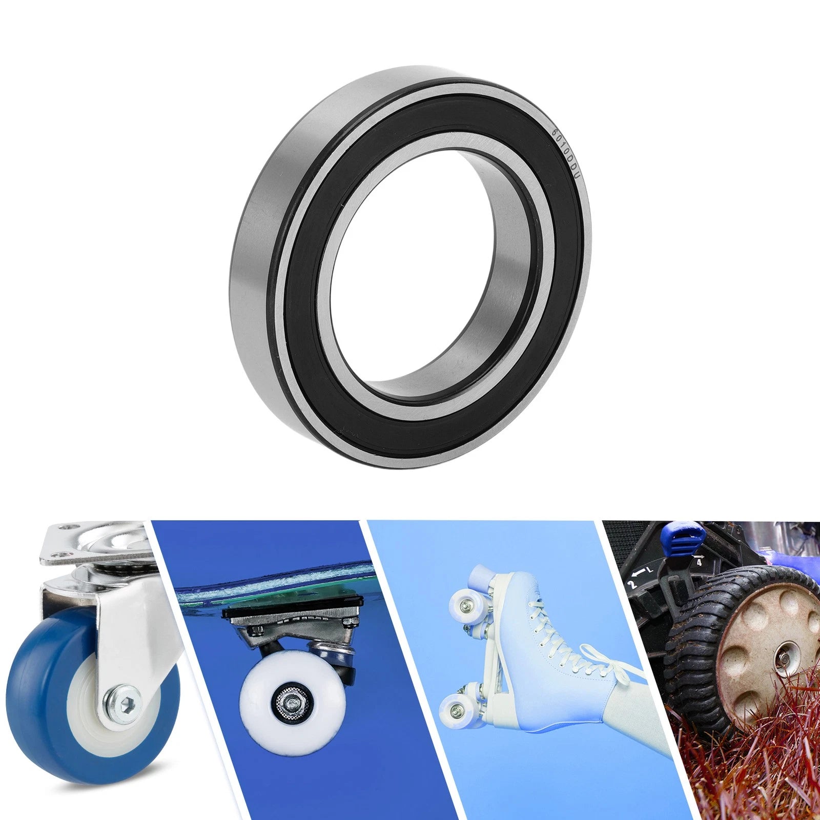 Deep Groove Ball Bearing 50x80x16mm for Scooter Skateboard (6010DDU)