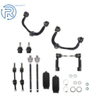 12Pcs Suspension Kit for Ford F-150 (2009–2014) Upper Control Arm Tie Rod Ends