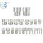 Set of 44 Metric and Inch Nut and Bolt Thread Checkers