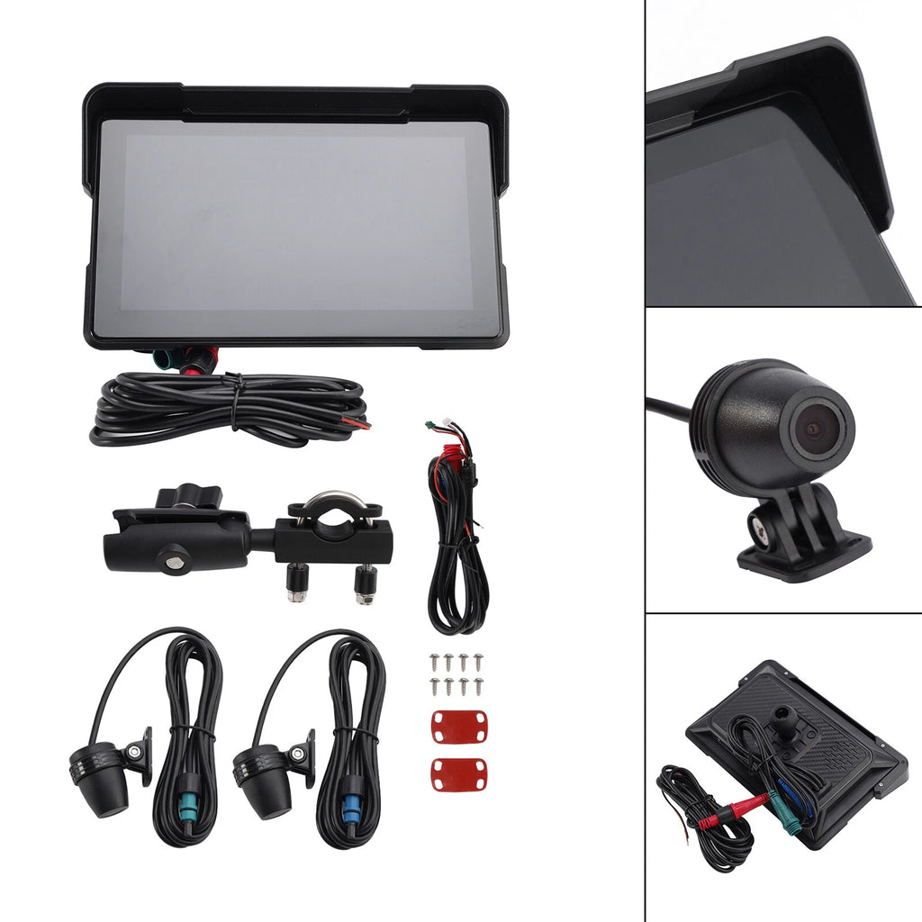 Wireless GPS Carplay 1080P Recorder for Universal Scooters Motorcycles