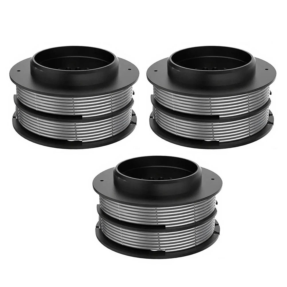 Set of 3 Trimmer Spool for Greenworks 2930507 (5.2m 2mm Nylon Line)