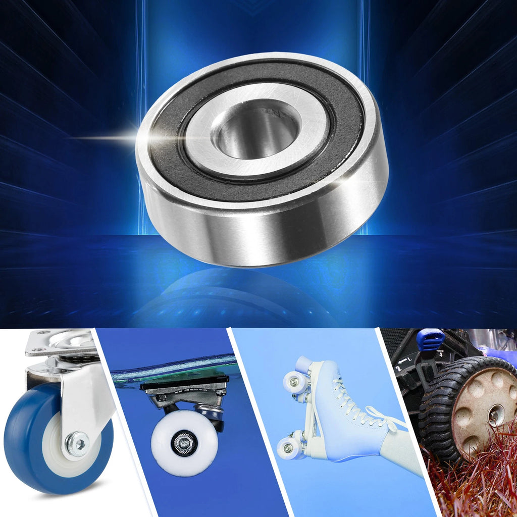 Set of 4 Deep Groove Ball Bearings 1620-2RS for Auto (11.11x34.93x11.11mm)