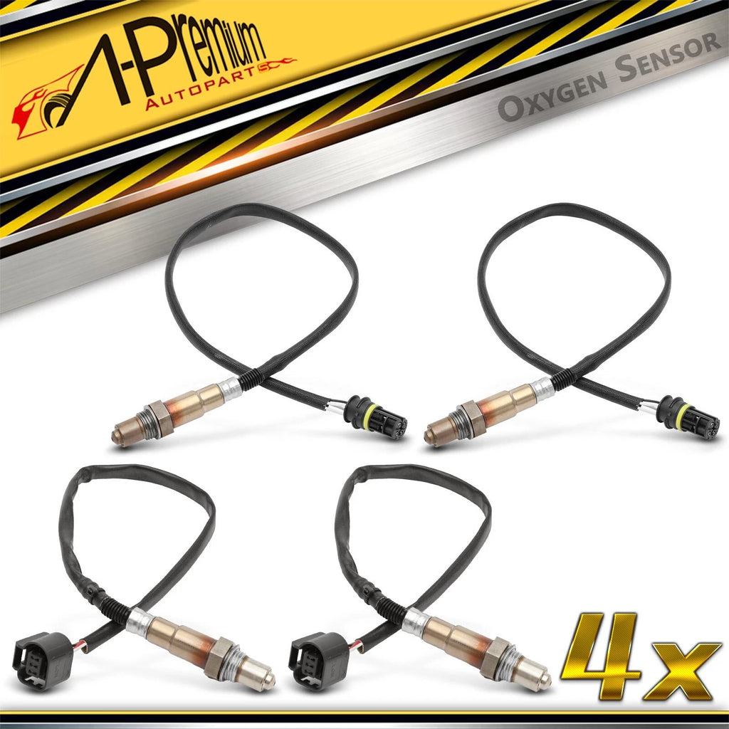 Set of 4 O2 Oxygen Sensors for BMW X5 X6 550i 550i GT (2007–2013)