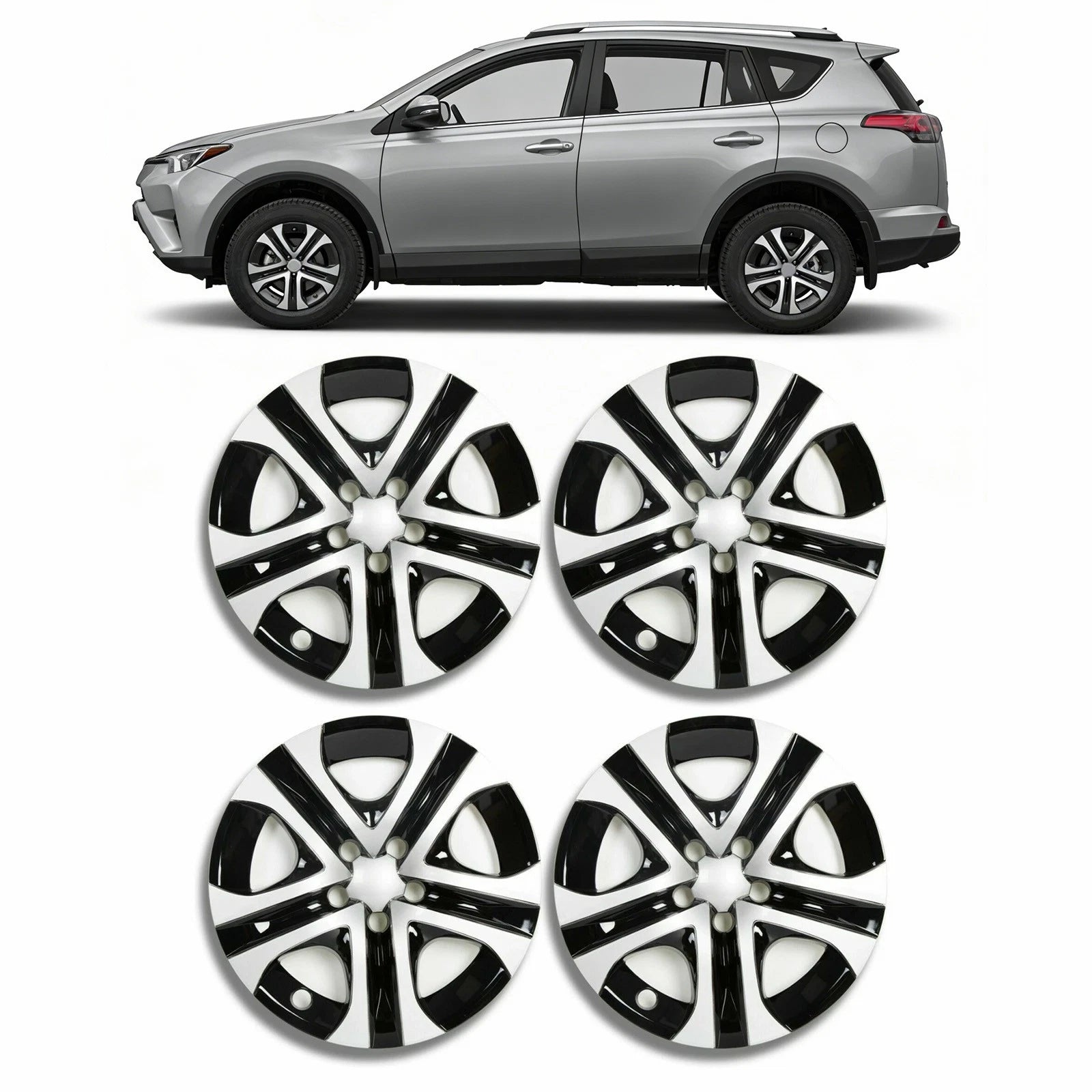 Set of 4 17" Wheel Skins for Toyota RAV4 (2013–2018)
