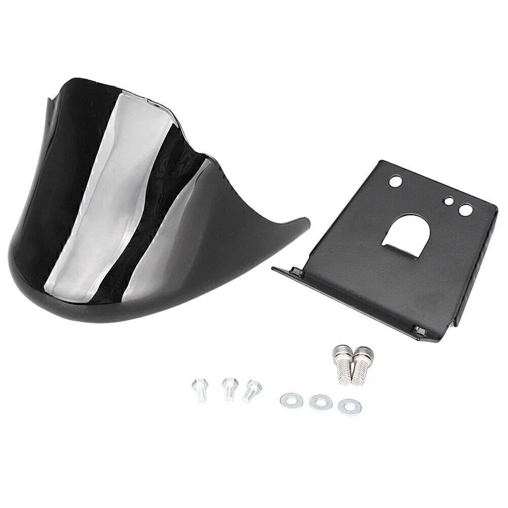 Gloss Black Front Lower Spoiler Chin for Harley Sportster XL883 XL1200 (2004-2023)