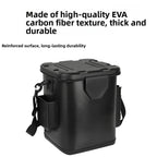 EVA Fishing Bucket for Boating Trips - Lightweight Hard Shell Pail