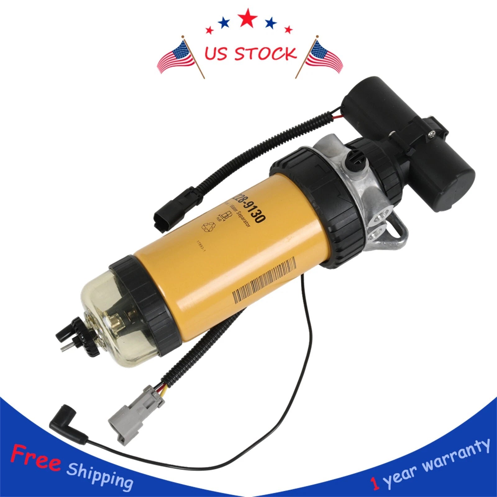 Fuel Pump & Filter Assembly for CAT 3054 3046 Loader 