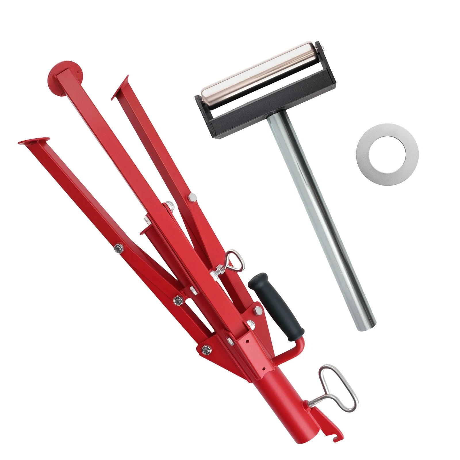 Adjustable Roller Stand Jack 2500lbs for Universal Use (27.6-52in Height)
