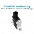 Windscreen Washer Pump for Hyundai Accent Tucson Santa Fe Kia Sportage