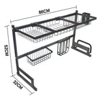 Over The Sink Dish Drying Rack for Kitchen (85CM)