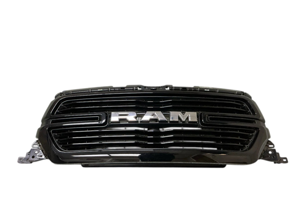 Front Upper Bumper Grille for RAM 1500 (2019–2024) Black Metallic