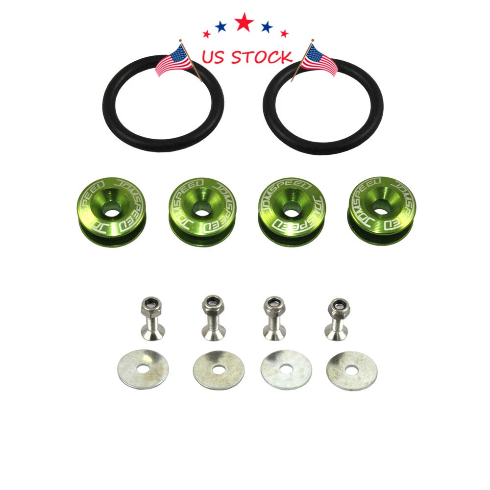 CNC Billet Bumper Trunk Quick Release Fastener Kit for Universal Fit
