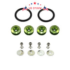 CNC Billet Bumper Trunk Quick Release Fastener Kit for Universal Fit