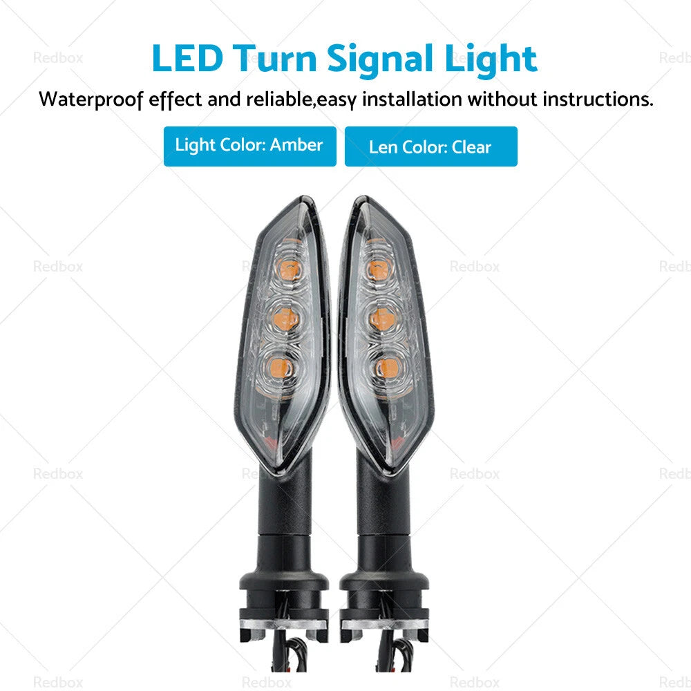 LED Turn Signal Light for Yamaha MT-01 MT-03 MT-25 MT-10 MT-07 MT-09 (2001–2023)